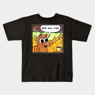 2020 was fine - Horse Kids T-Shirt